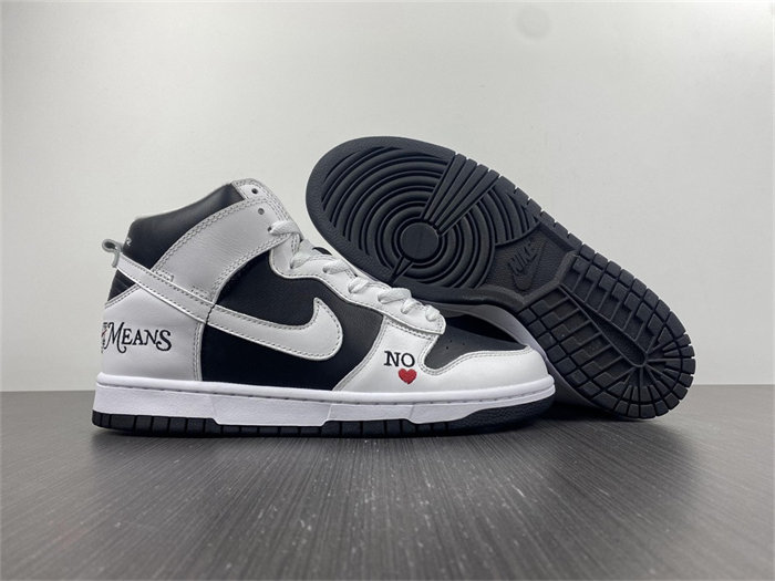 nike sb dunk high Sup*e by any means black dn3741-002